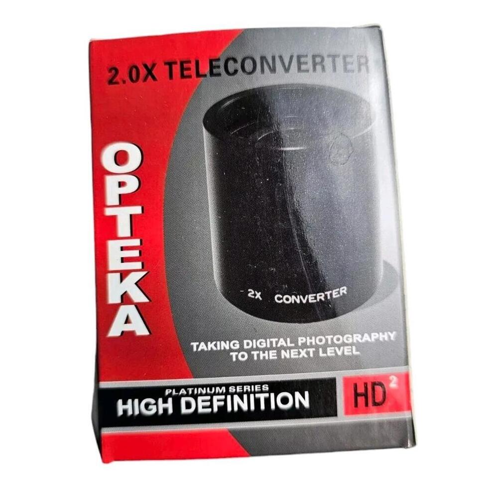 Opteka HD 2.0X 2X Teleconverter Metal Lens designed In‎ Japan